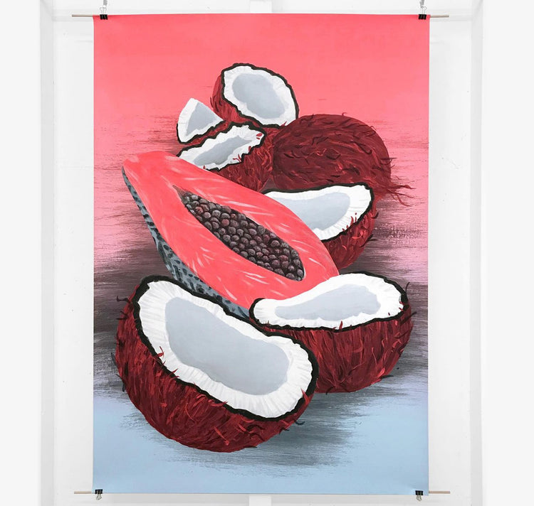 Lina Müller - Affiche "Noix de coco à la papaye"