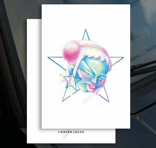 Lorena Lucek - Postkarte "Chilly"