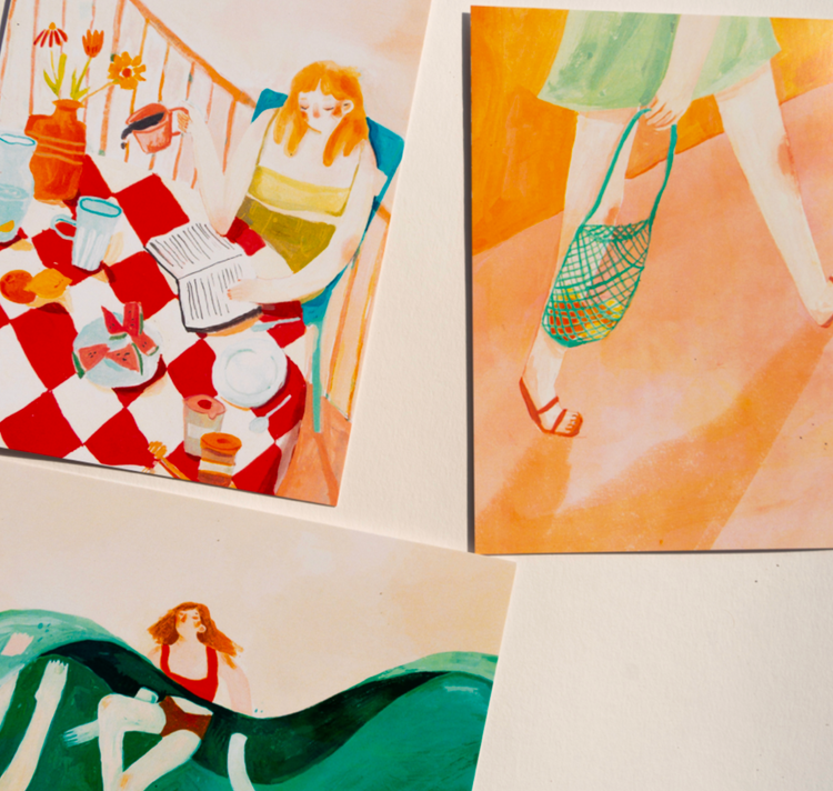 Magali Franov - Set de cartes postales Summer Days