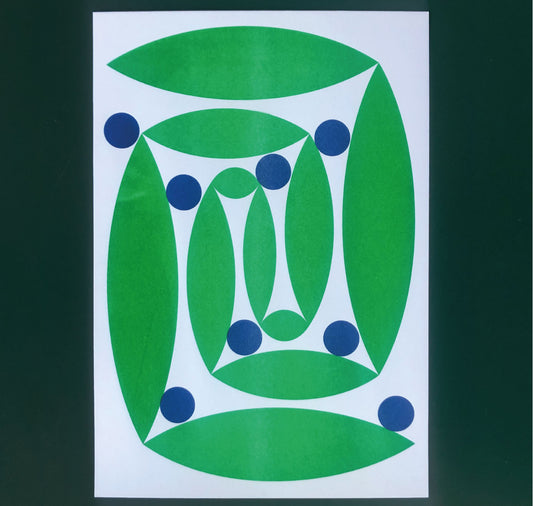 Marisa Zürcher - Plakat "Spirale" (grün)
