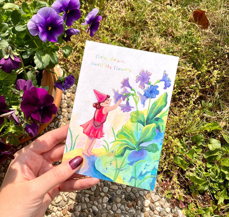 Mavie Steffanina - Karte "SMELL THE FLOWERS"