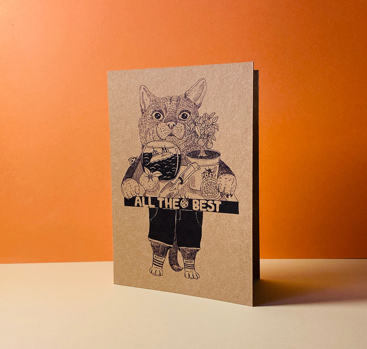 GINNY - Mini Karte "Cat"