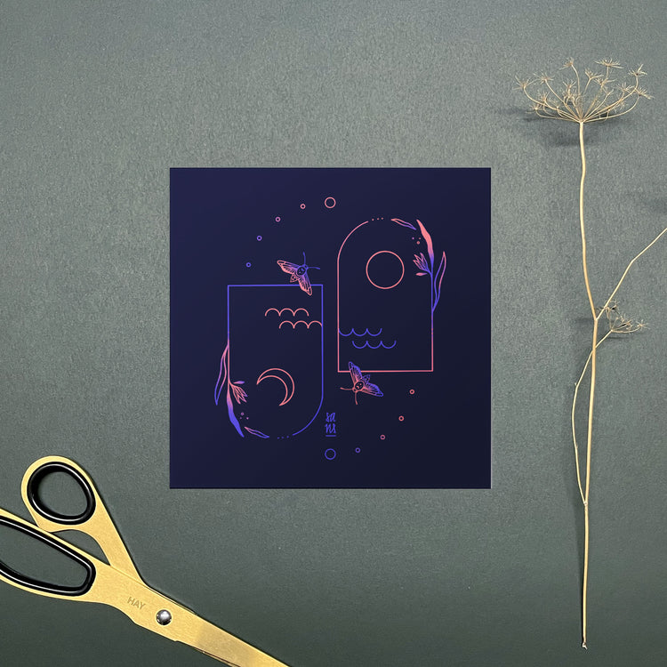 Sandra Staub - Set de cartes postales "Mites"