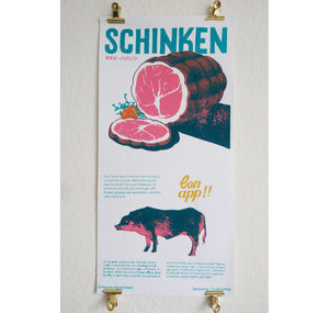 Müscle - Plakat "Schwarzes Alpschwein"