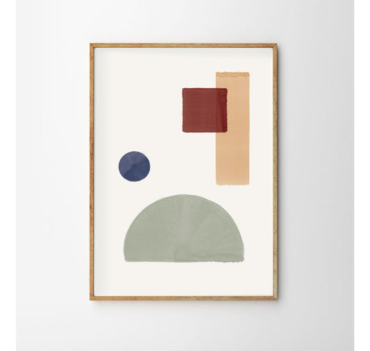 Nadine Rasumowsky - Fine Art Print "Geometric Arrangement 1"