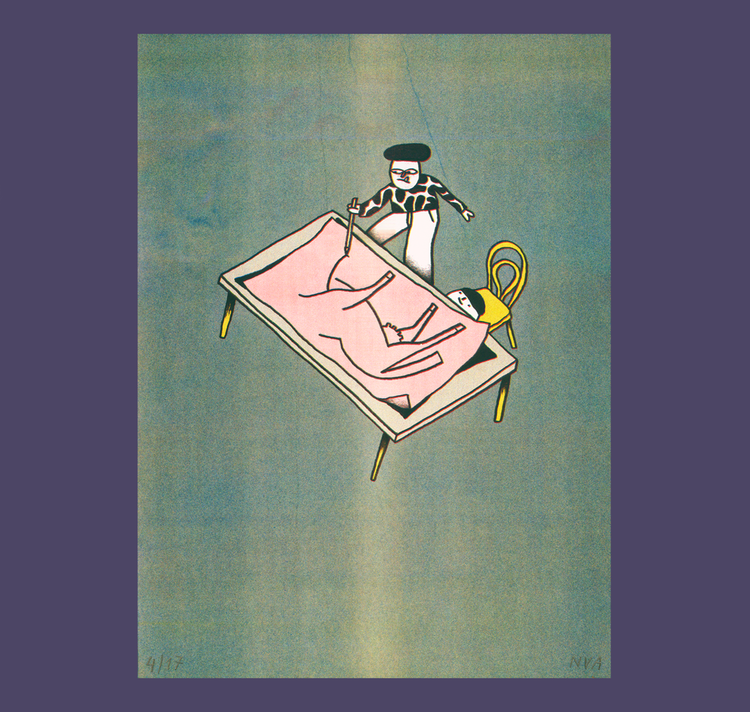 Nando von Arb - Affiche "Cheval pis" 