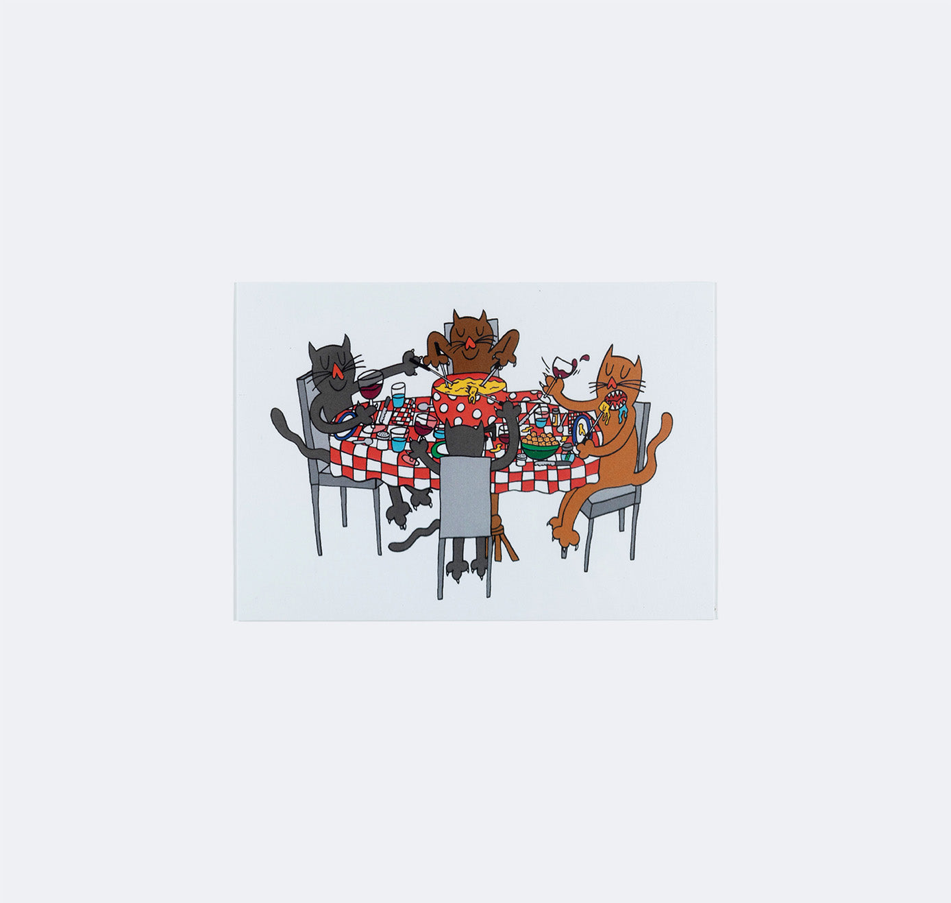 Nathan Tomaschett - Postkarte "Katzen"