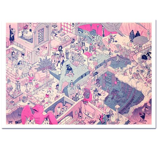 Justine Klaiber - Plakat "Oster Wimmelbild"