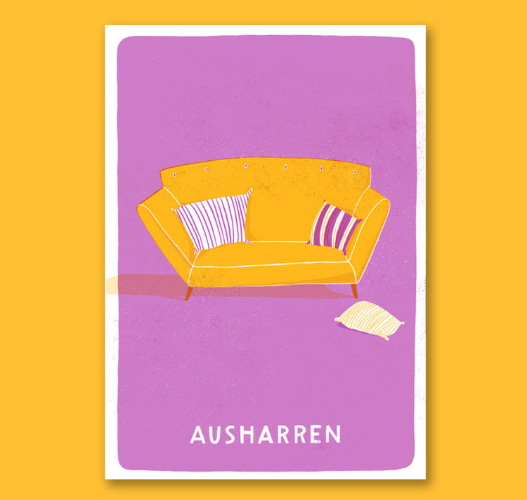 Pattriz - Plakat "ausharren"