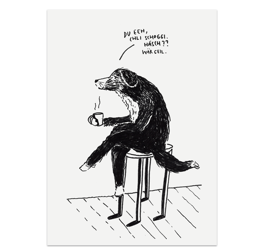 petrahilber - postcard "Dog"