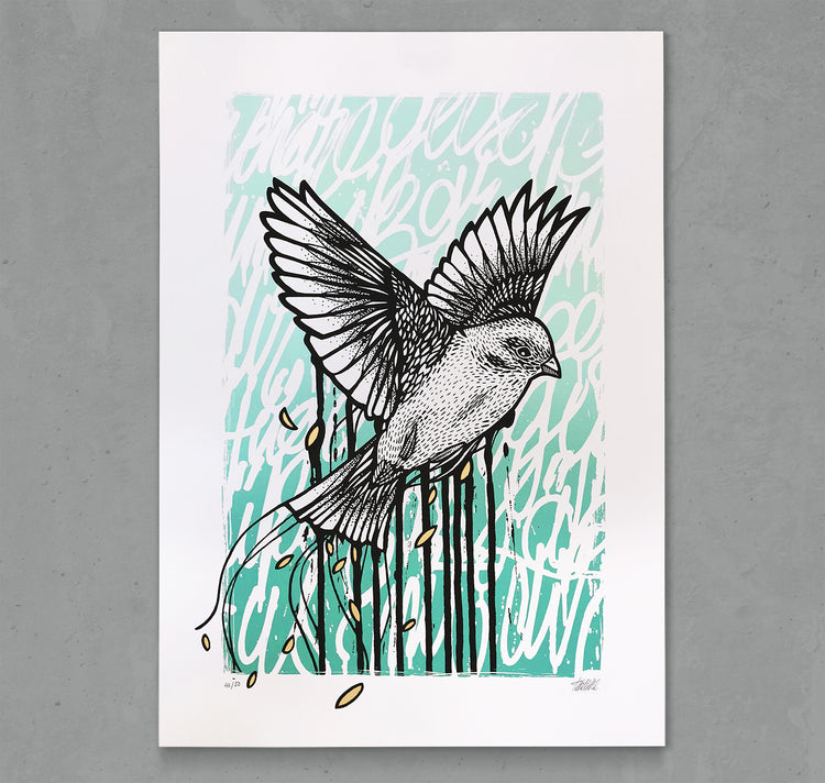 Des dizaines - Affiche "Drippy Bird"