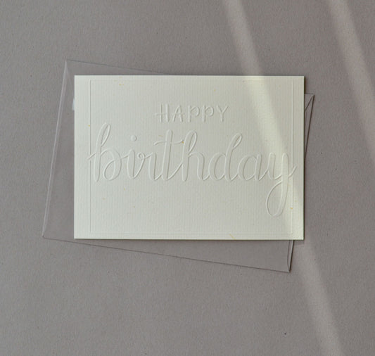 Pomba - Karte "HUGE HAPPY BIRTHDAY"