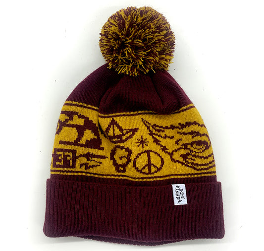 Rips1 - Bonnet "Hi Dany" (rouge/jaune)