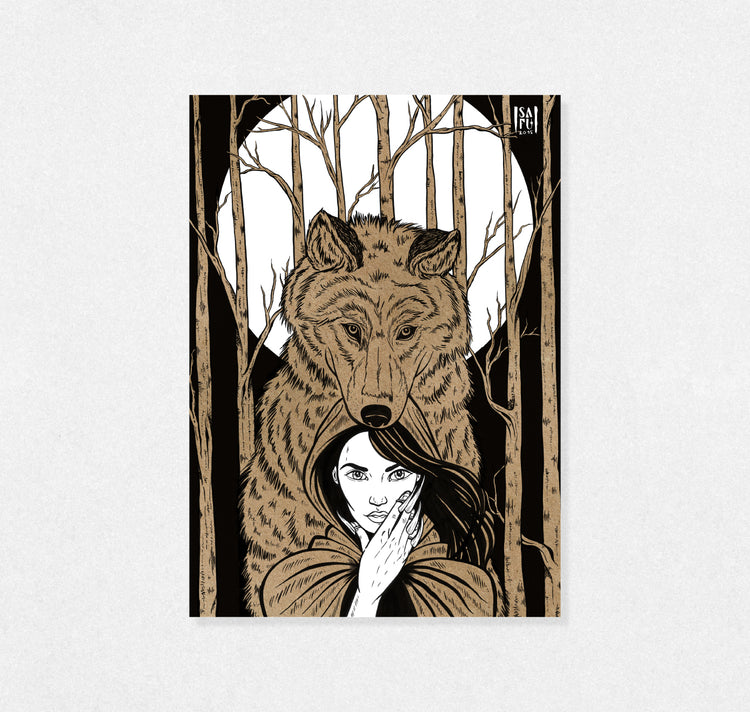 SAFU / Sarah Furrer - Poster "WHO'S AFRAID OF THE BIG "BAD" WOLF?"