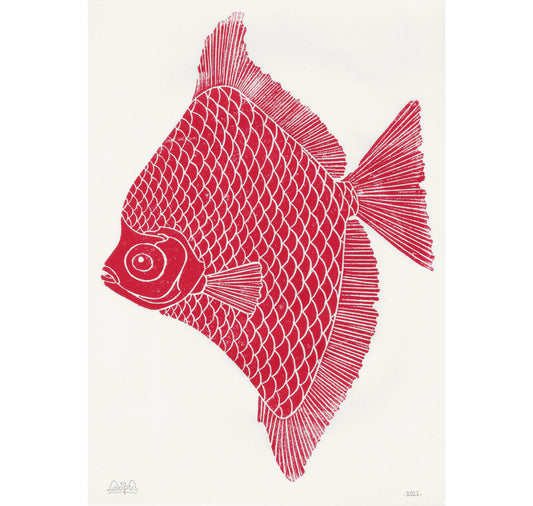 SOPE - Affiche "Discus" (rouge)