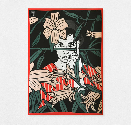 SAFU / Sarah Furrer - Poster "The lily gaze"