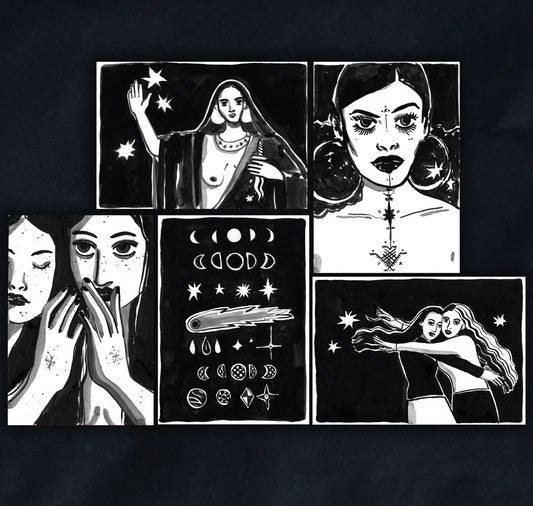 Samira Belorf - Postkartenset "Hexen"