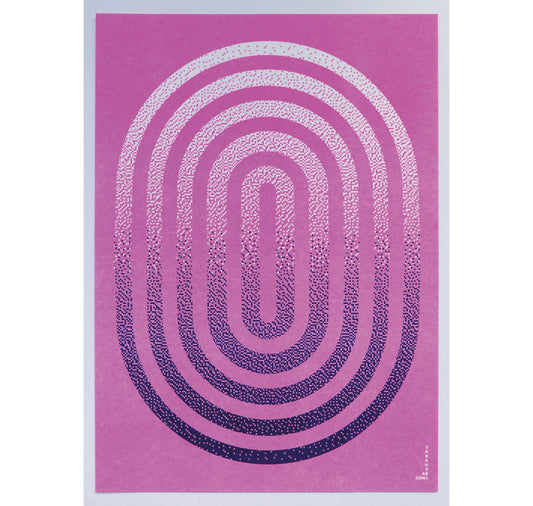Sarah Parsons - Card A5 "Neon Pink"