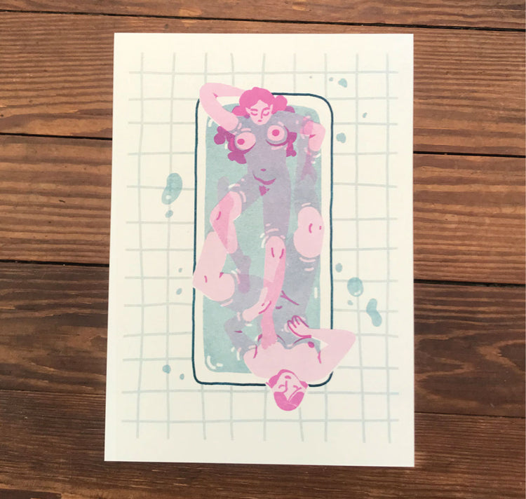 Sarah Rothenberger - Affiche "Bathtub Ladies"