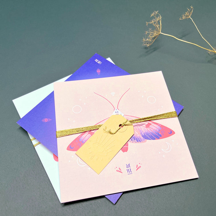 Sandra Staub - Postcard Set "Moths"