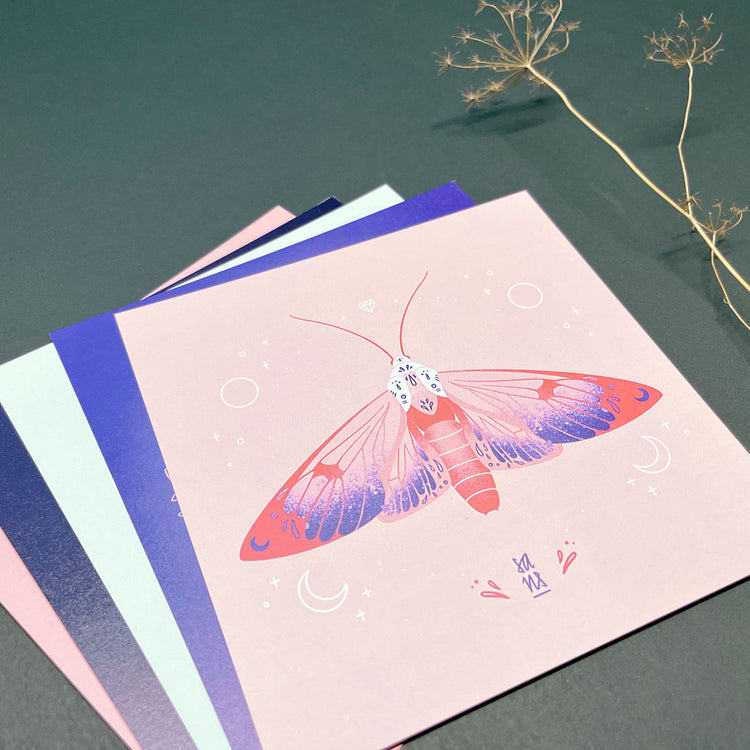 Sandra Staub - Set de cartes postales "Mites"