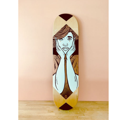 SAFU / Sarah Furrer - Skatedeck "HEAR NO EVIL"