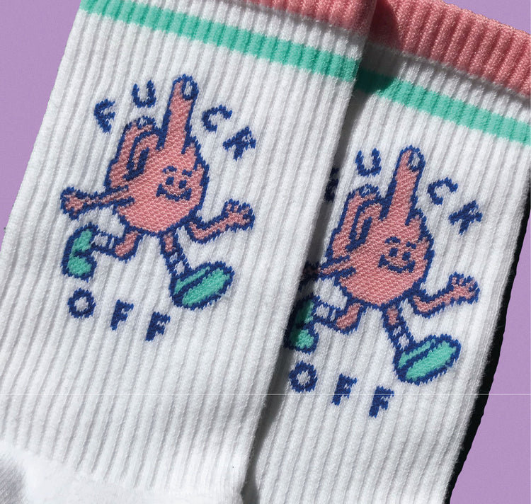 Stay Dirty - Socken "FUCK OFF"