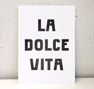 Studio Bitzi - Postkartenset Riso „La Dolce Vita“