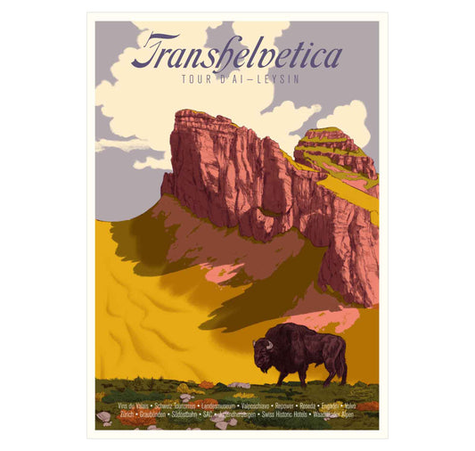 Transhelvetica - Plakat "Büffel"