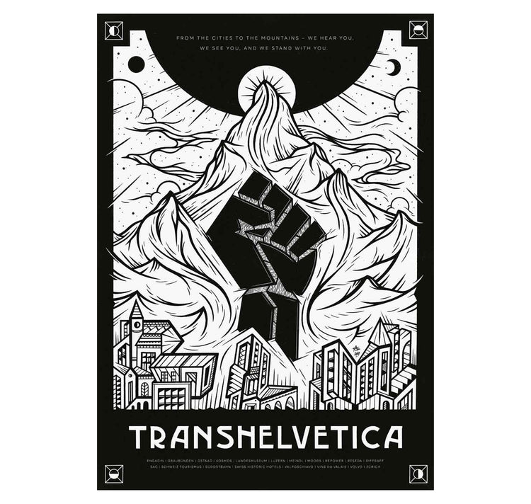 Transhelvetica - Poster "Black"