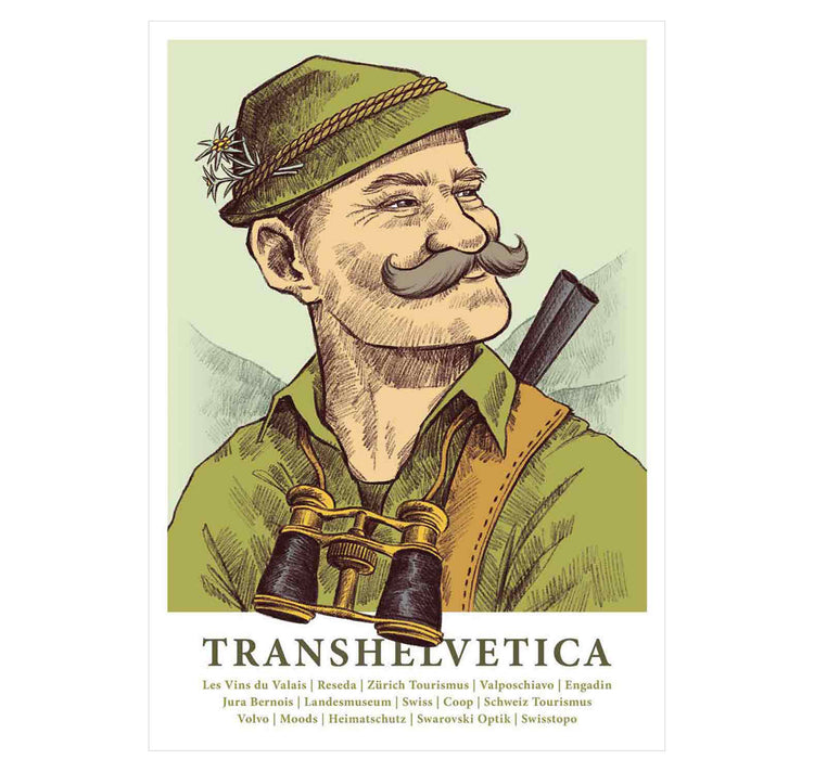 Transhelvetica - Affiche "Chasseurs et cueilleurs"