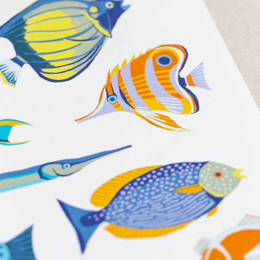 Takelwerk - Plakat "Fische"