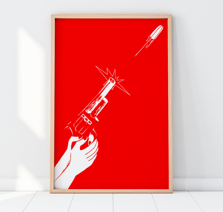 Becky M - Fine Art Print "Tampon Gun"