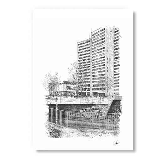 Timo Bauer - Fine Art Print - old cellulose factory Attisholz, Solothurn