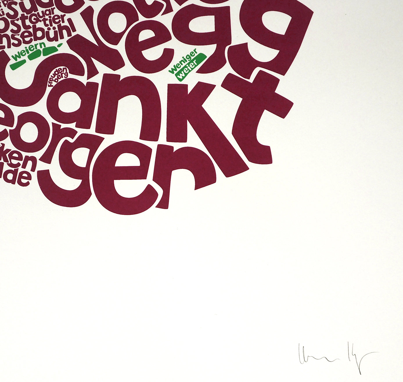 Ursula Hitz - Affiche "Saint-Gall"