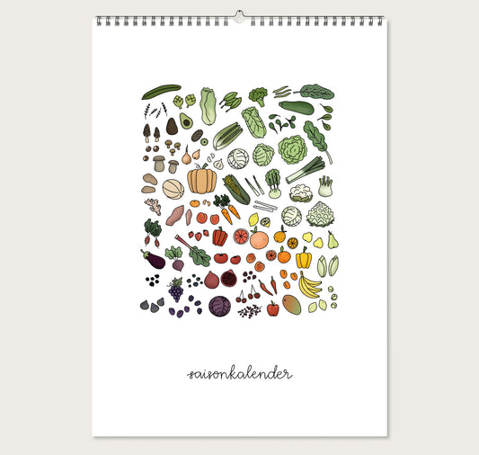 atelier gianna - Saisonkalender (A4)