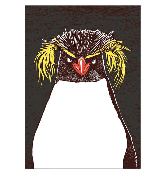 Andrea Peter - Affiche "Rockhopper Penguin"