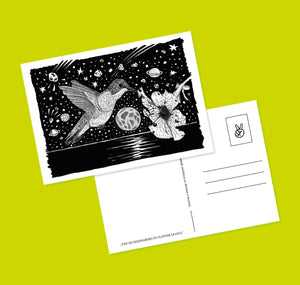 GINNY - Postkarte "Hummingbird"
