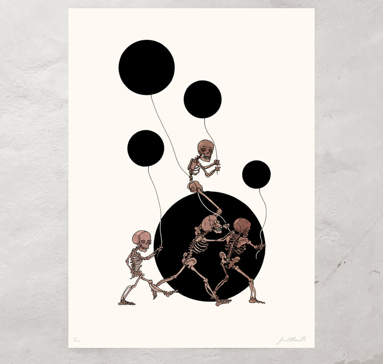 Jared Muralt - Plakat "Totentanz - Babydeath"