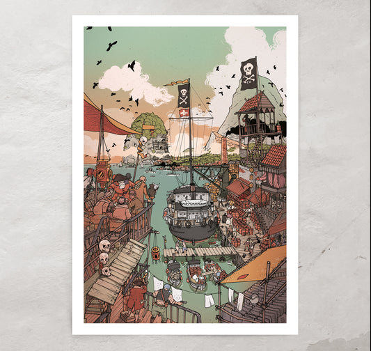 Jared Muralt - Plakat "Schweizer Piraten"