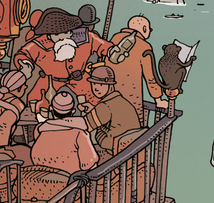 Jared Muralt - Affiche "Pirates suisses"
