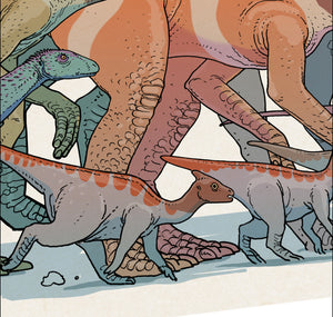 Jared Muralt - Plakat "Dinosaurier 1"