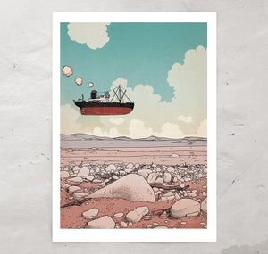 Jared Muralt - Plakat "The End of Bon Voyage"