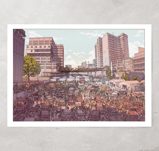 Jared Muralt - Plakat "The Fall – Inselspital"