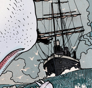 Jared Muralt - Plakat "Moby Dick"