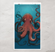 Laden Sie das Bild in den Galerie-Viewer, Jared Muralt - Plakat &quot;NYT Reef Octopus&quot;

