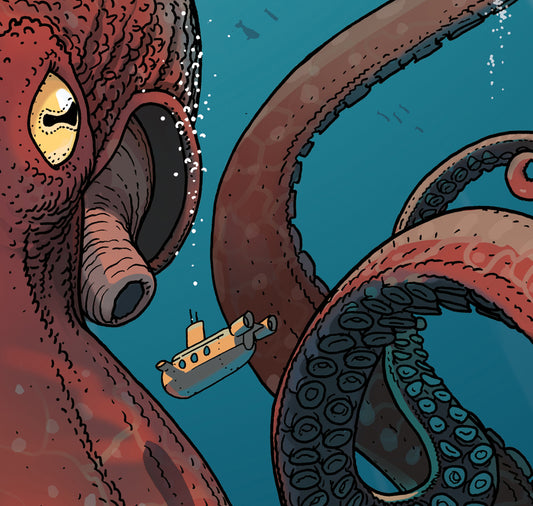 Jared Muralt - Poster "NYT Reef Octopus"