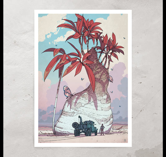 Jared Muralt - Plakat "Buglands - Woodcutter"