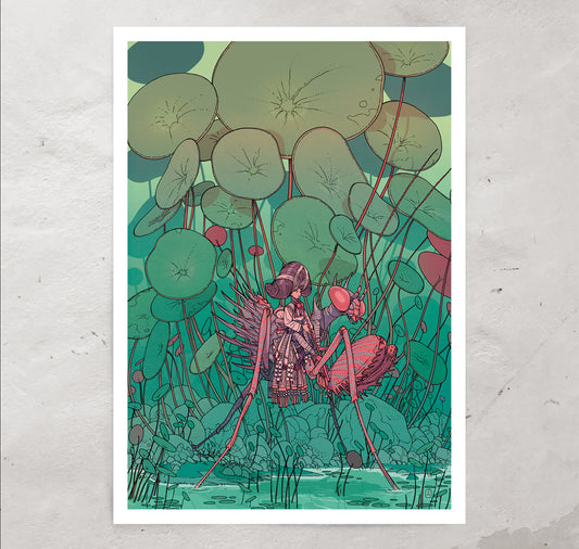 Jared Muralt - Poster "Buglands - Zula`s Mantis"