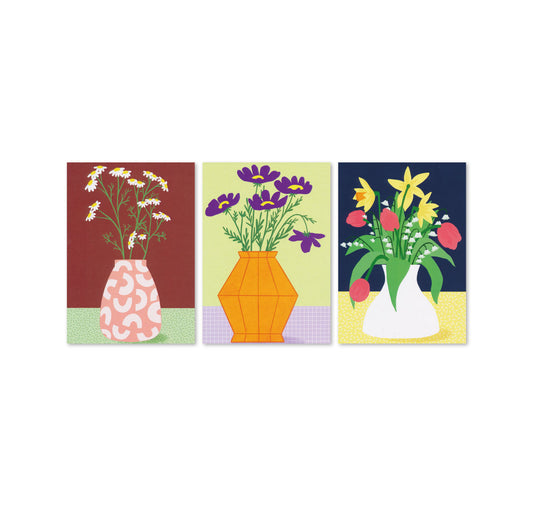 Jolanda Epprecht - Set de cartes postales "Fleurs II"